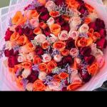 Peachy Rosy Dream Mix Bouquet