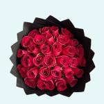 Elegant red rose bou