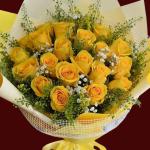 Yellow rose bouquet
